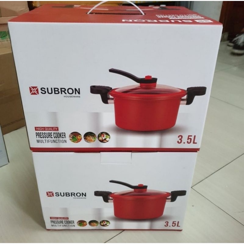 Jual SUBRON - PANCI PRESTO - PRESSURE COOKER 3,5 LITER L-PP 22 | Shopee ...