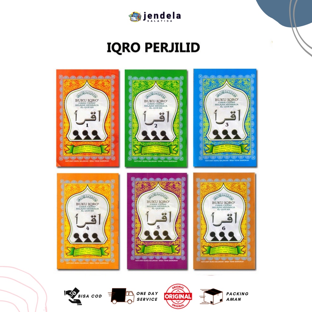 Jual Buku Iqro Anak Iqra Balita Satuan Jilid 1-6 Iqro Kecil - Iqro Per ...