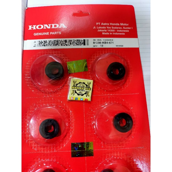 Paraolio Originale HONDA 91208-KB4-671 - Sostituto 91301-399-003