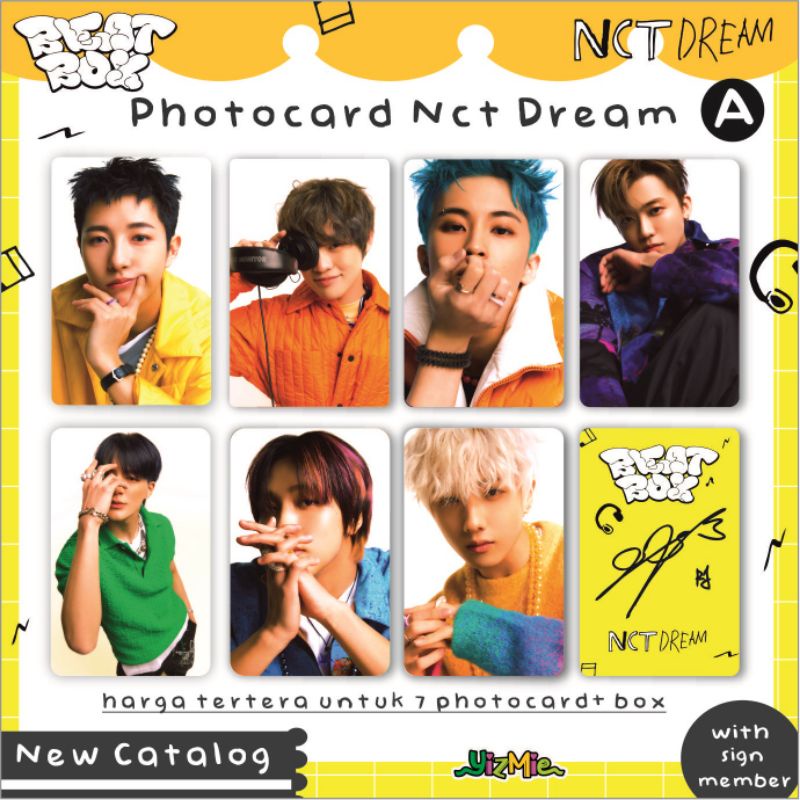 Jual Photocard NCT Dream Beatbox Album / Photocard Kpop NCT