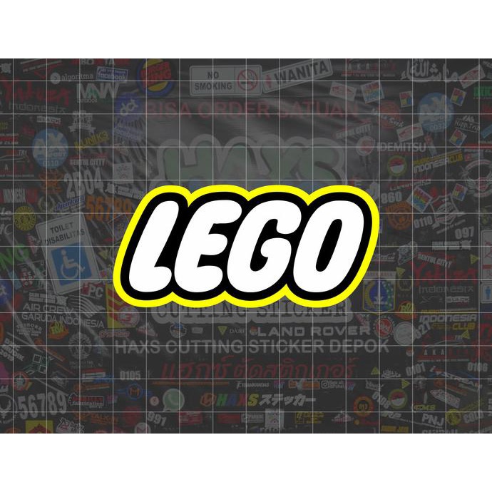 Jual Cutting Sticker Logo Lego V2 Ukuran 8 Cm Untuk Motor Mobil hax55 ...