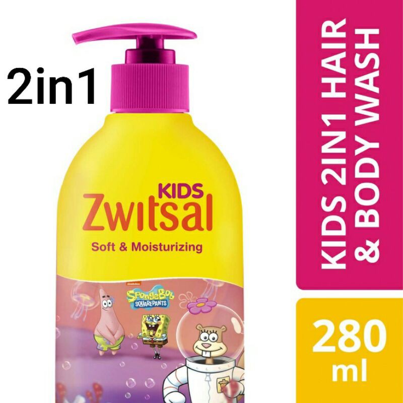 Jual Zwitsal Kids 2in1 Hair & Body Wash 280ml | Shopee Indonesia