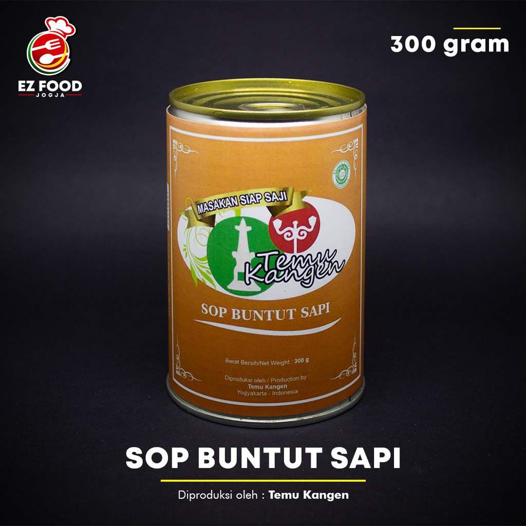 Jual Sop Buntut Sapi Temu Kangen Makanan Kaleng Ez Food Jogja Shopee