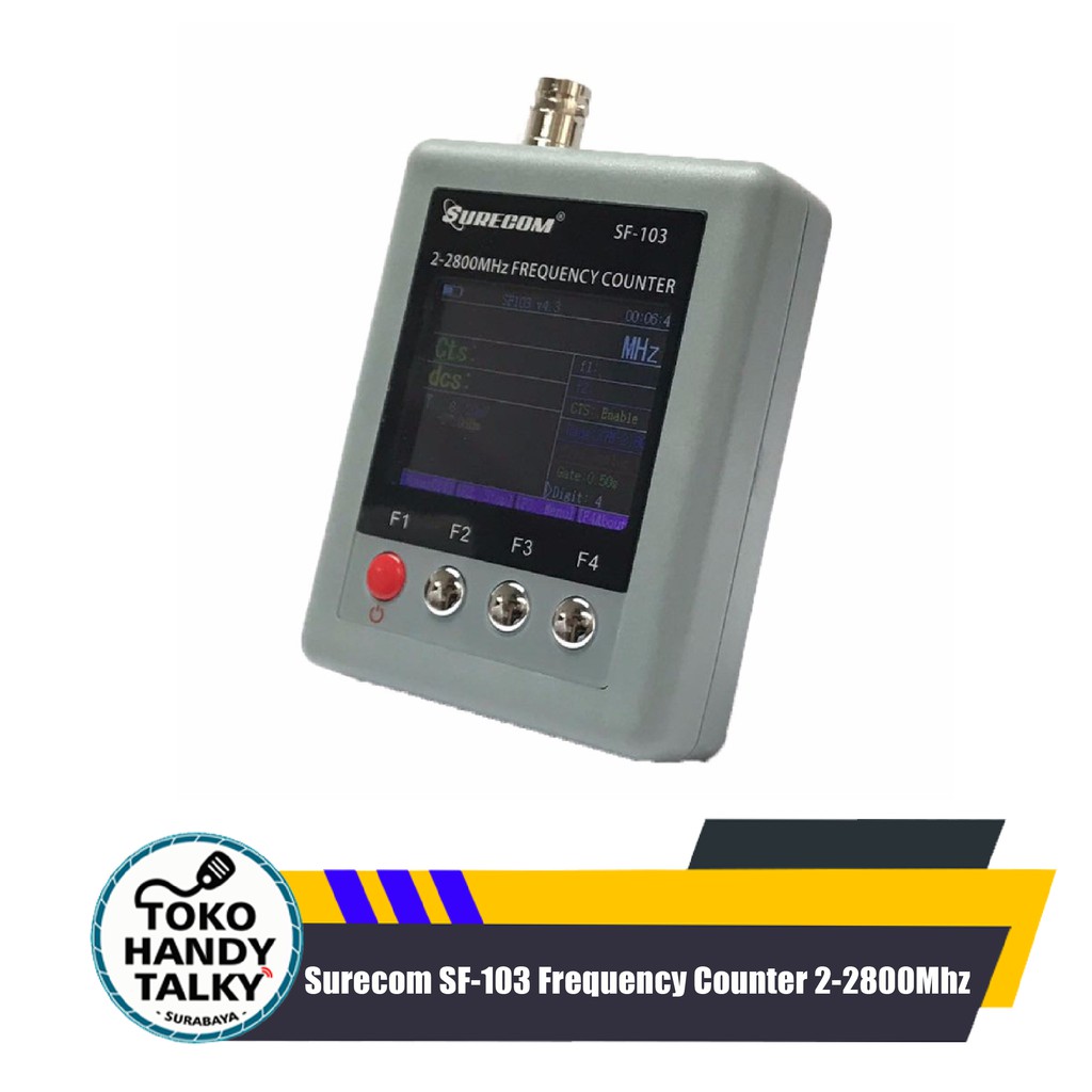 Jual SURECOM SF-103 FREQUENCY COUNTER 2-2800MHZ NEW | Shopee Indonesia