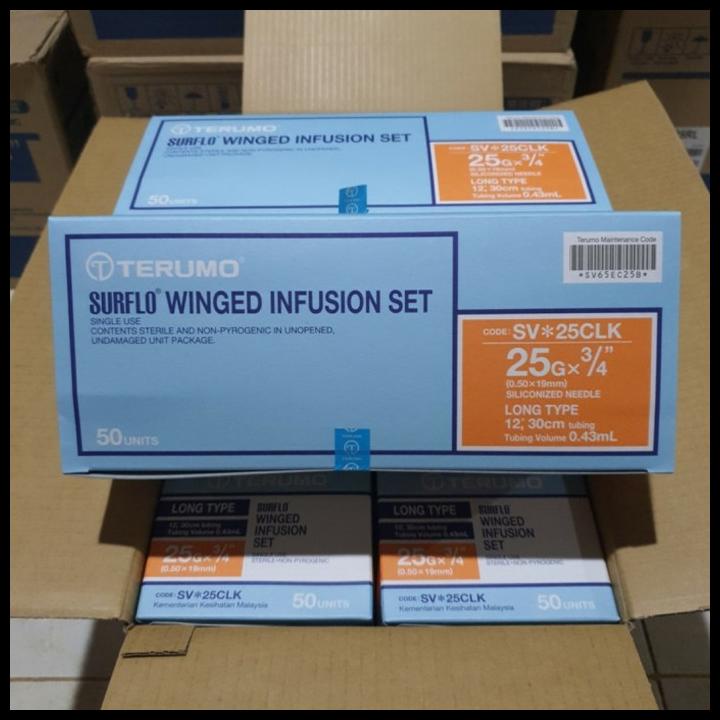 Jual Wing Needle 25G 23G Terumo Kupu Jarum 25 G 23 G Winged Infusion