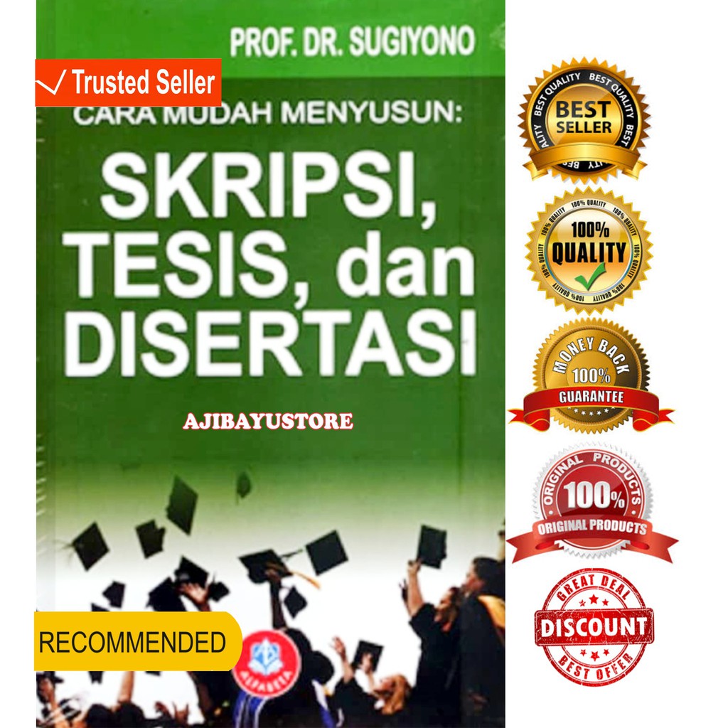 Jual Buku Cara Mudah Menyusun Skripsi Tesis Dan Disertasi Sugiyono Alfabeta Shopee Indonesia 6329