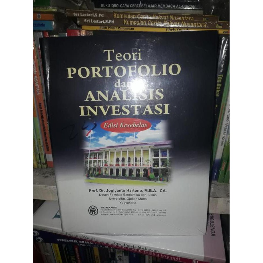 Jual TEORI PORTOFOLIO DAN ANALISIS INVESTASI EDISI 11 - BUKU MANAJEMEN ...