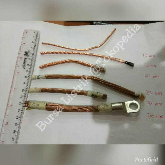 Jual Kabel Bc Mm Hrg Per Meter Asli Tembaga Kabel Anti Petir Shopee Indonesia