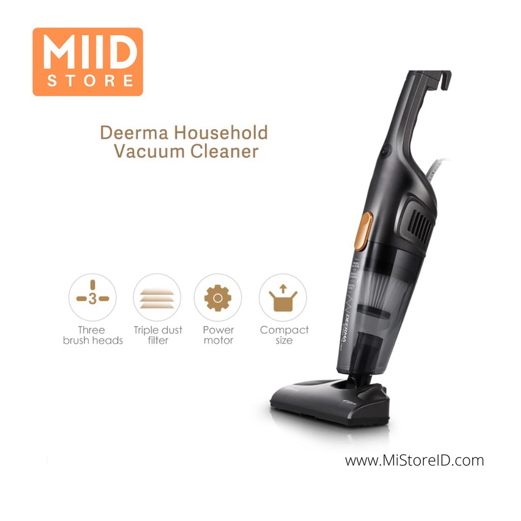 Jual Xiaomi Deerma DX115C Portable Handheld 2 in 1 Silent Vacuum