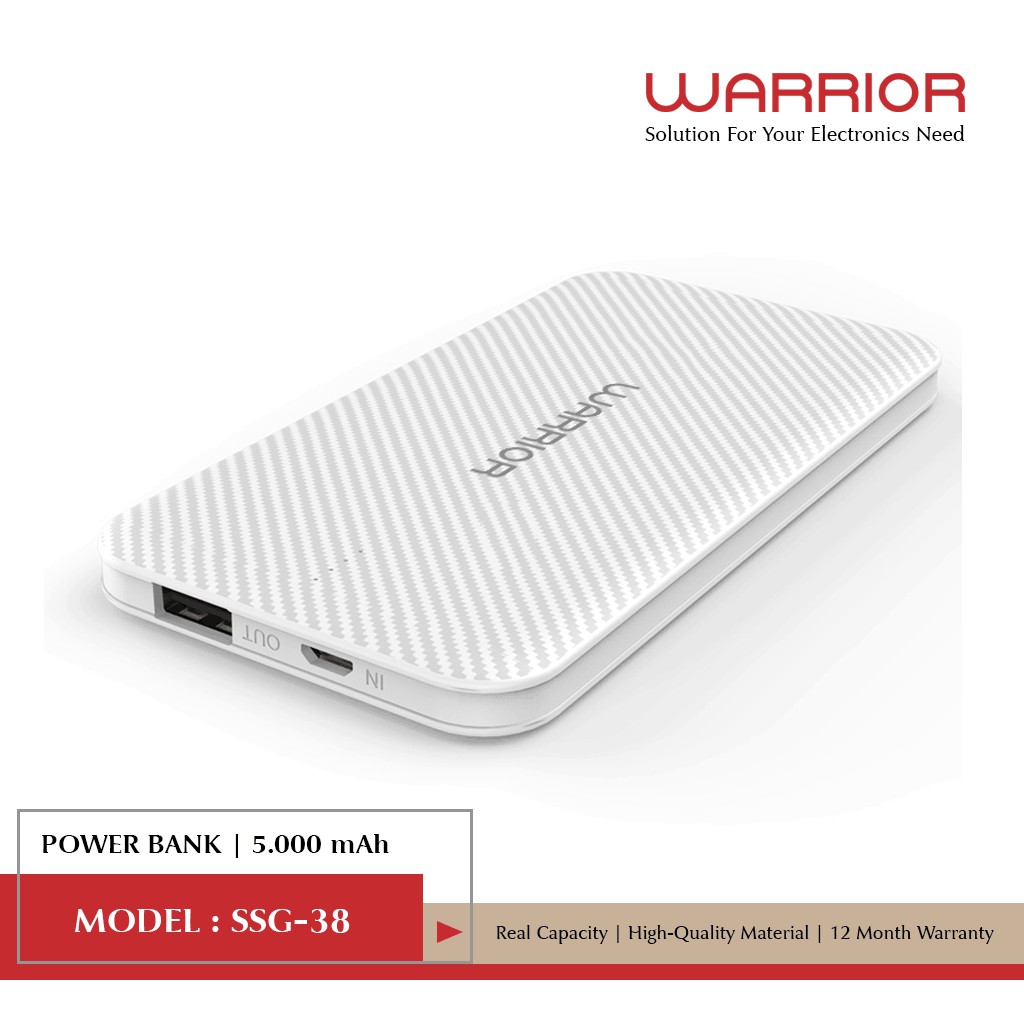Jual TERMURAH POWER BANK 5000mAh FAST CHARGING + SSG38-4 + ORIGINAL