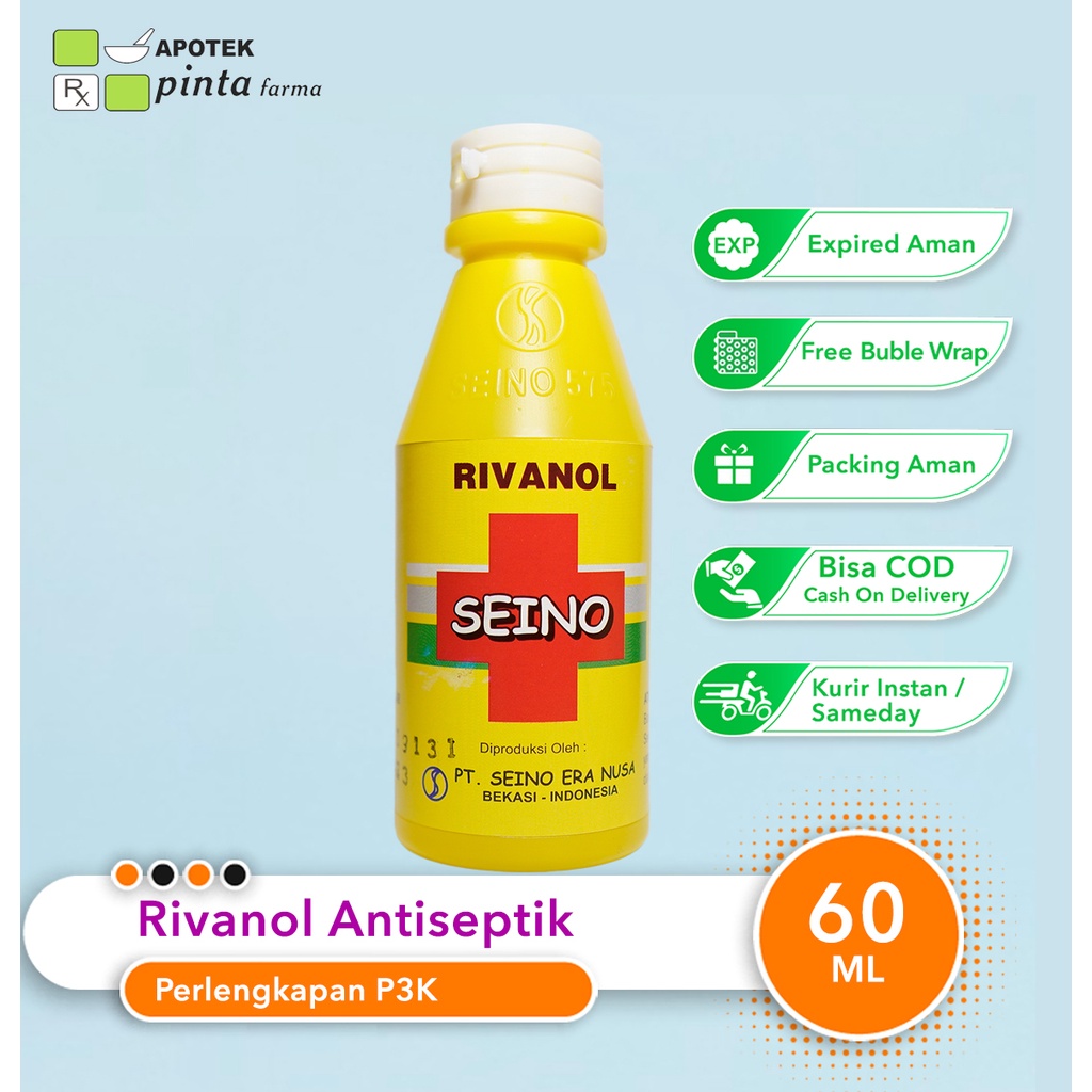 Jual Rivanol Liquid 100 ml Cairan Membersihkan Luka | Shopee Indonesia