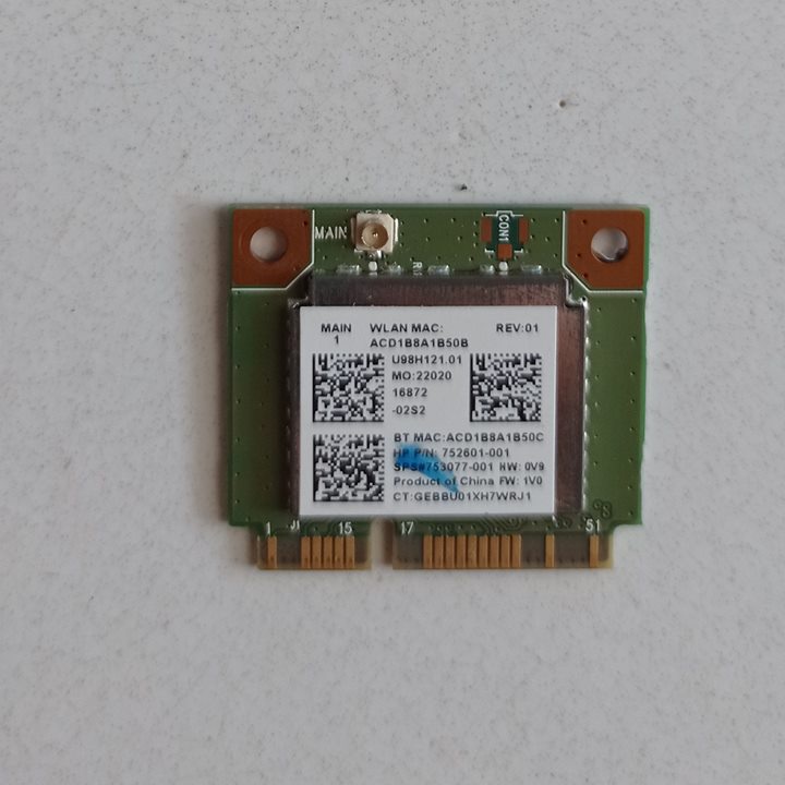 Jual WIFI WIRELESS WLAN RTL8723BE BLUETOOTH HP 14R204TU SECOND BEKAS