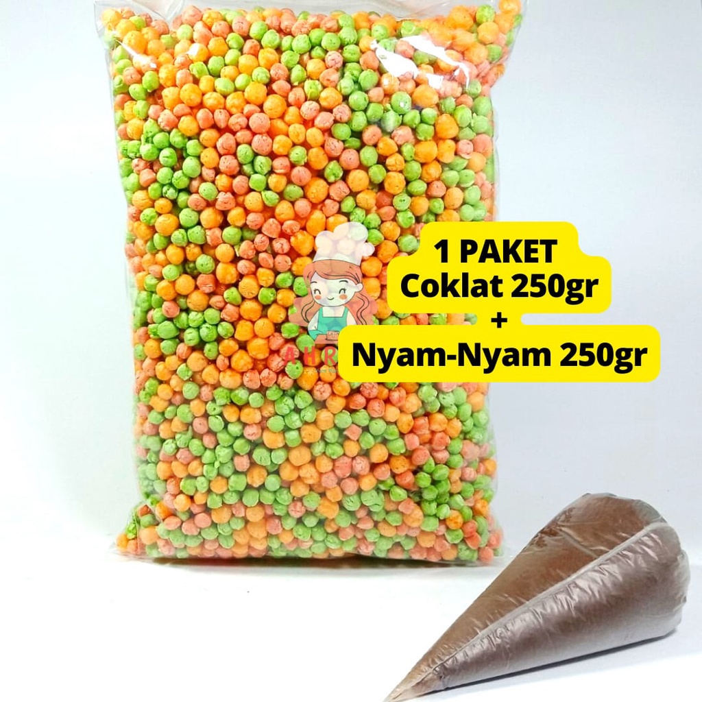 Jual Nyam Nyam Paket Rice Crispy 250 Gr Coklat Selai Cair 250 Gr