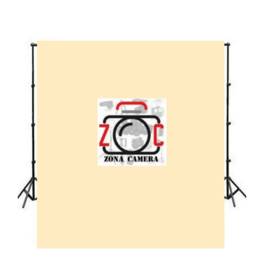 Jual Background Foto Kain Cream Layar Studio Photo Pastel Krem Backdrop ...