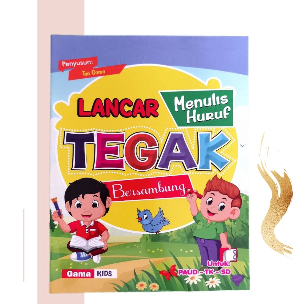 Jual Buku TK/PAUD Lancar Menulis Huruf Tegak Bersambung | Shopee Indonesia