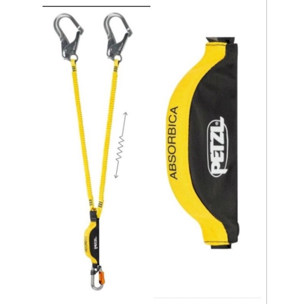 Jual Petzl Absorbica Y lanyard 150 cm with MGO asli original | Shopee ...