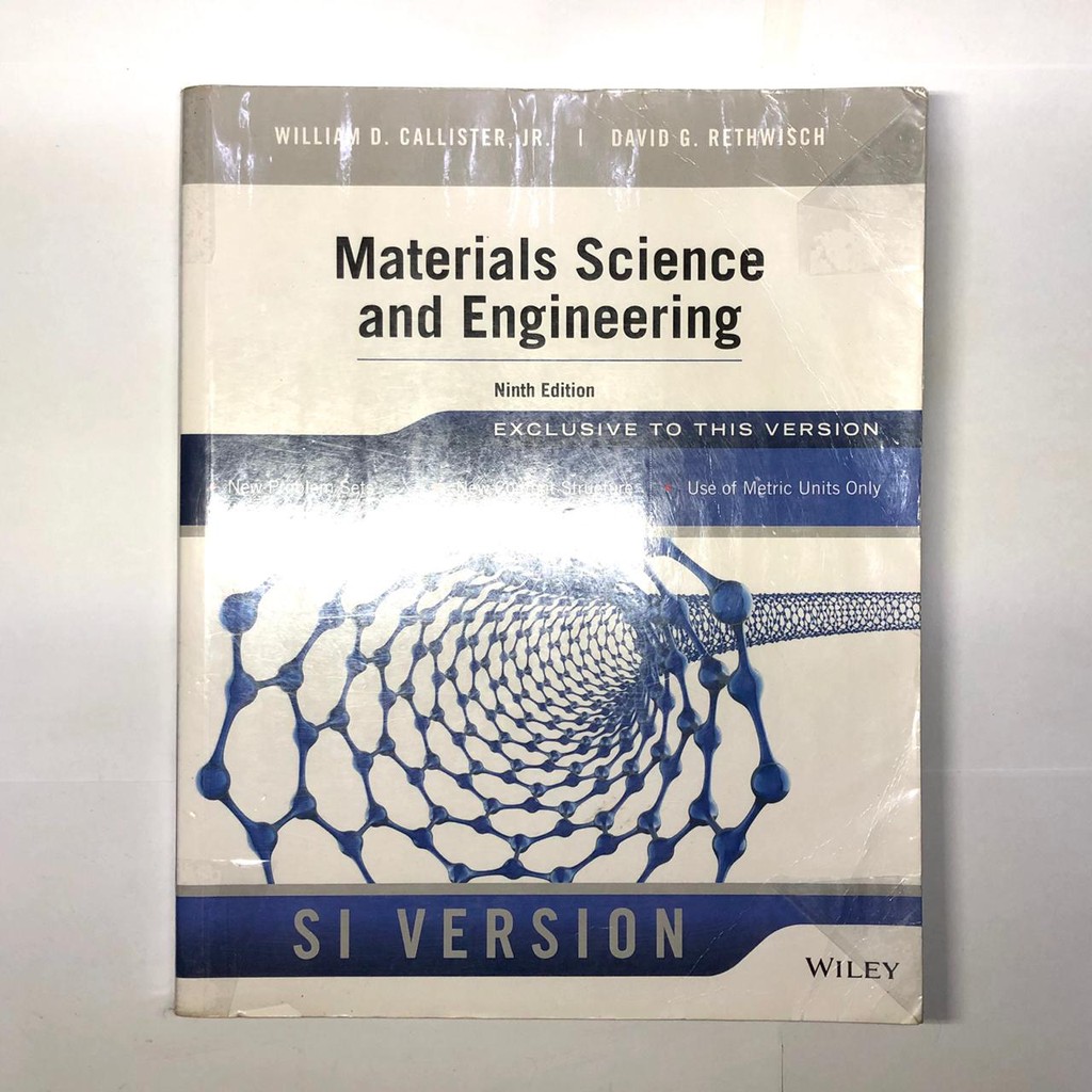 Jual Buku Materials Science And Engineering 9th Edition By William D ...