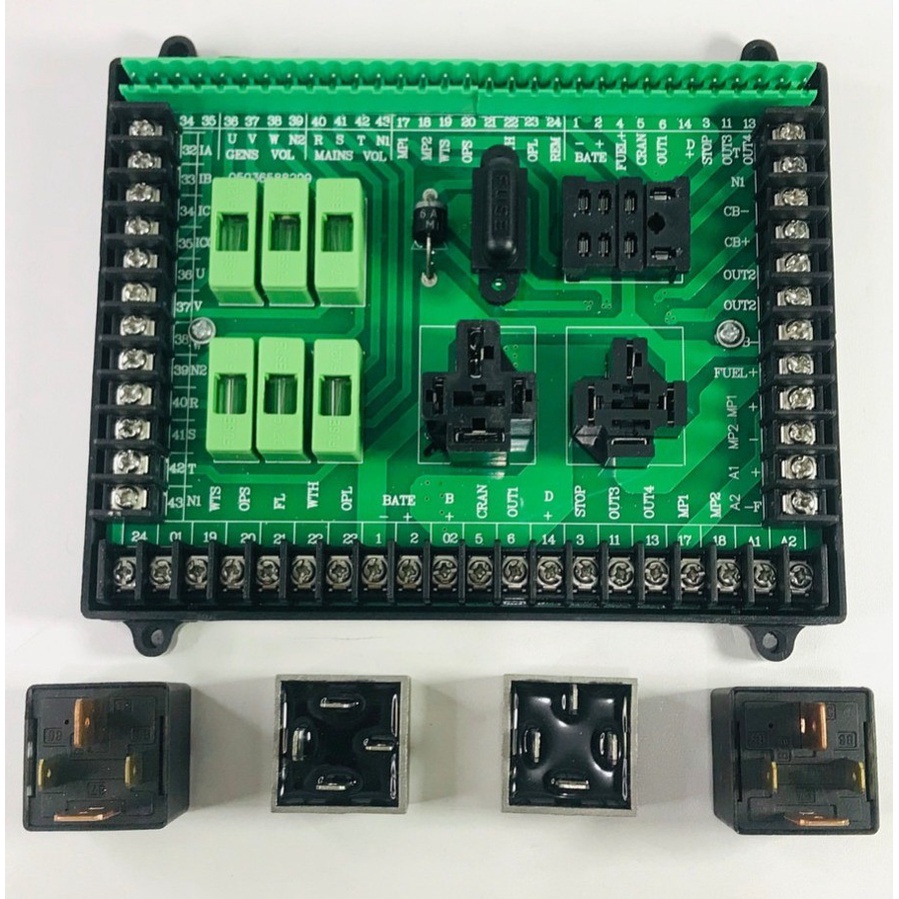 Jual PCB CONTROLLER MODULE PANEL GENSET 12V bagus handal | Shopee Indonesia