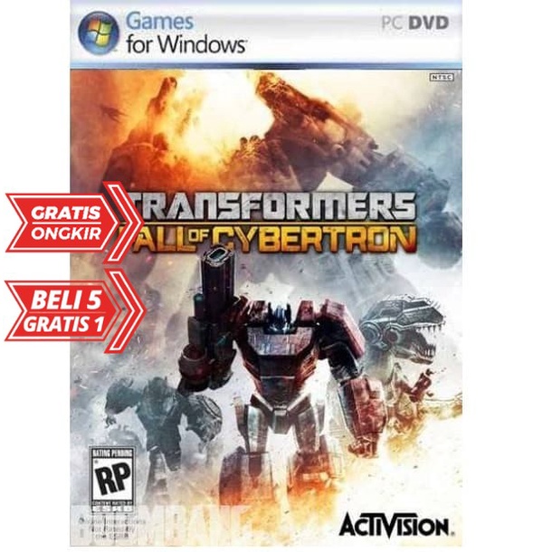 Jual Transformers Fall of Cybertron PC Game Adventure Download