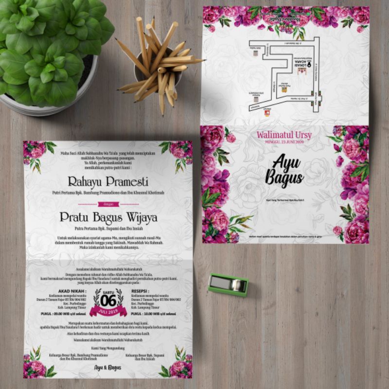 Jual Undangan Pernikahan Undangan Nikah Undangan Perkawinan Undangan