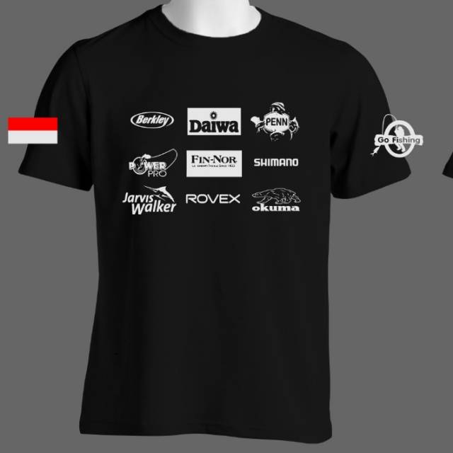 Jual Kaos Penn Fishing Logo 1 - Mancing / Fishing 