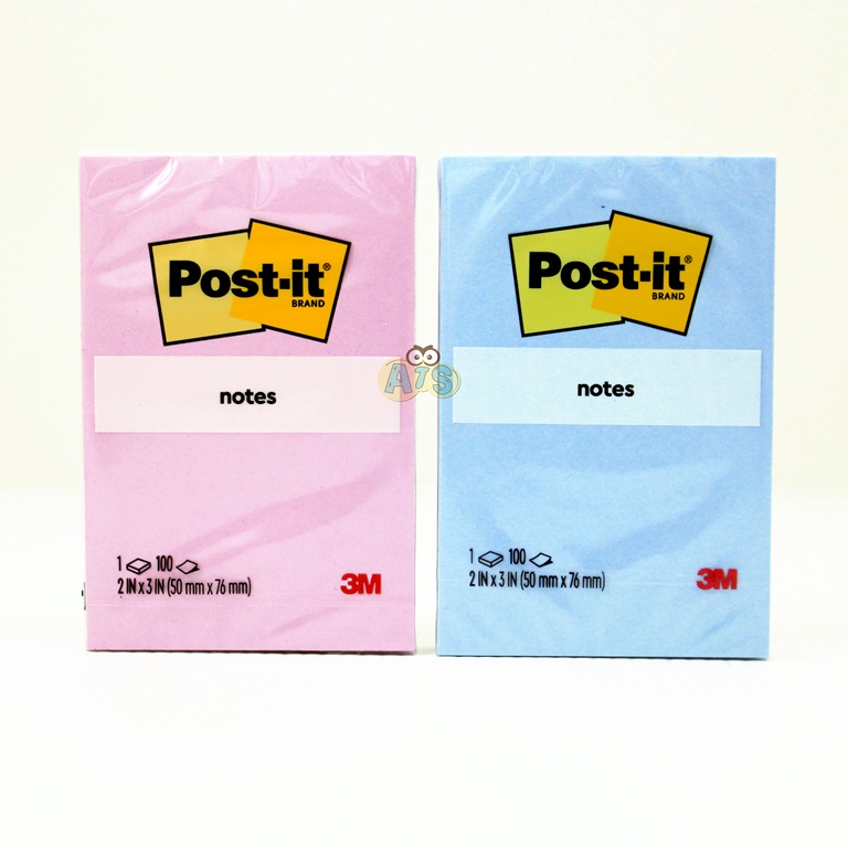 Jual 3M Post-It Sticky Notes 656-1 100 Sheets 2x3 inch | Shopee Indonesia
