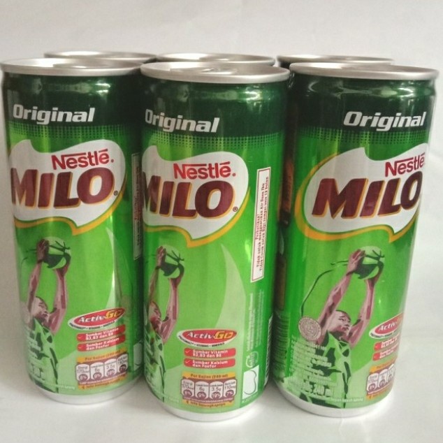 Jual MILO Healthy Drink Kaleng Susu Cokelat 240ml Shopee Indonesia
