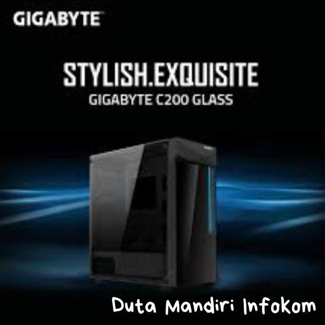 Jual Gigabyte Aorus C200 Glass Rgb Tempered Glass Atx Gaming Case Shopee Indonesia