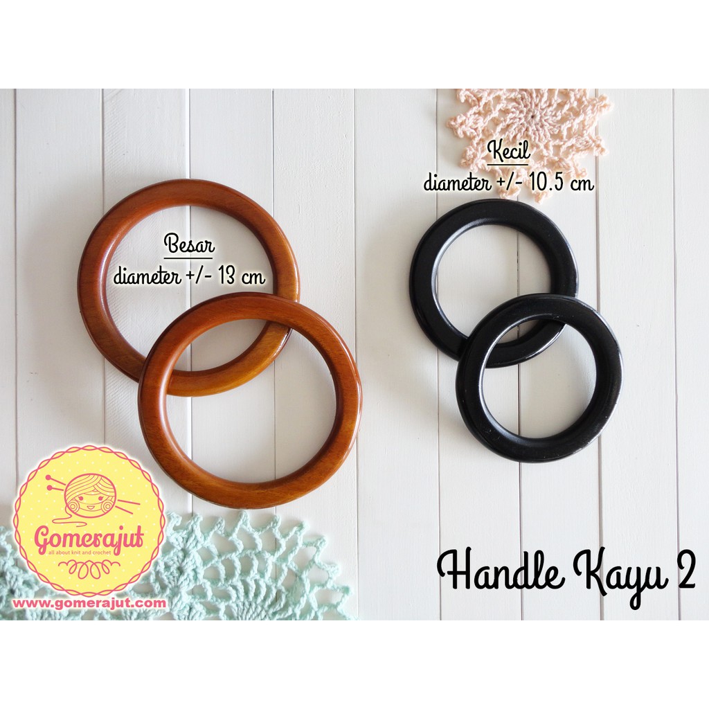 Jual GOMERAJUT- Handle Tas Kayu 2 | Shopee Indonesia