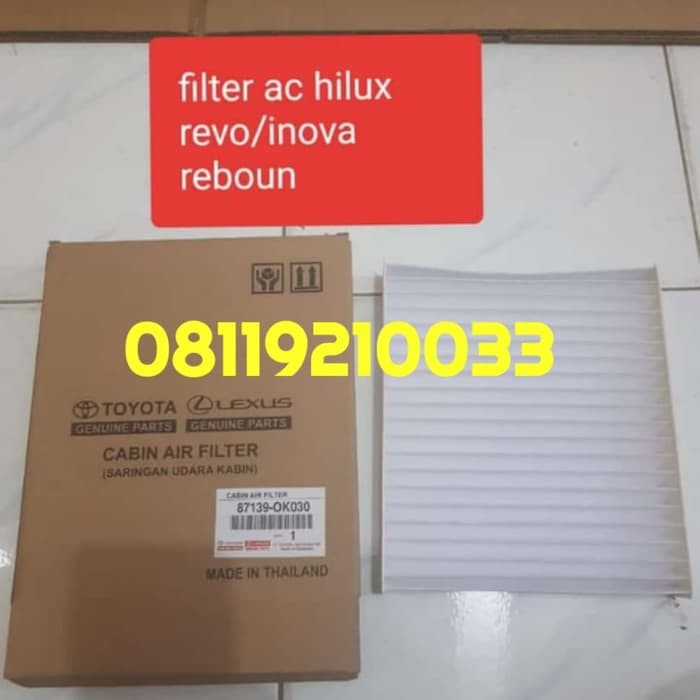 Jual Filter Ac Toyota Innova Reborn Hilux Revo Etios | Shopee Indonesia