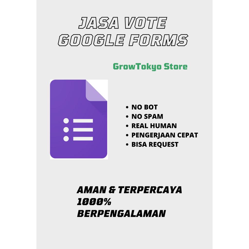 Jual Jasa Vote Google Formulir Permanen, Rapi dan Terpercaya | Shopee ...