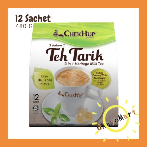 Jual Chek Hup Teh Tarik 3in1 Malaysia Tea Instant Teh Tarik 12s 480g Shopee Indonesia 2074