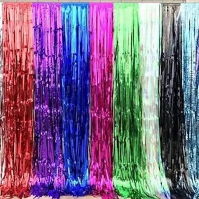 Tirai foil/Tirai Dekorasi/Tirai Ulang Tahun