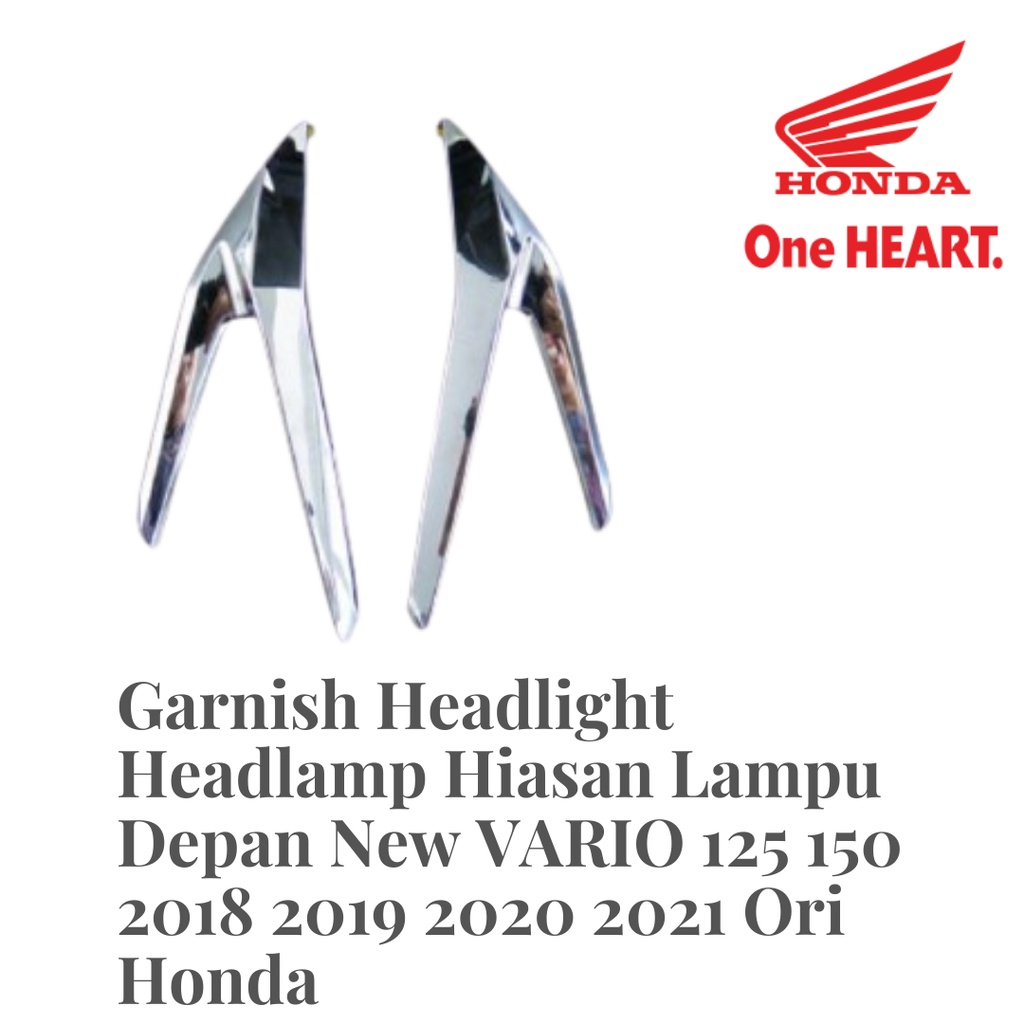 Jual Garnish Headlight Headlamp Hiasan Lampu Depan New Vario Ori