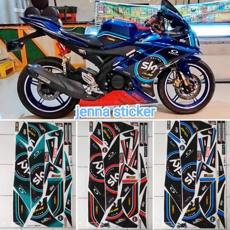 Jual (COD) striping variasi r15 v2 sky | Shopee Indonesia