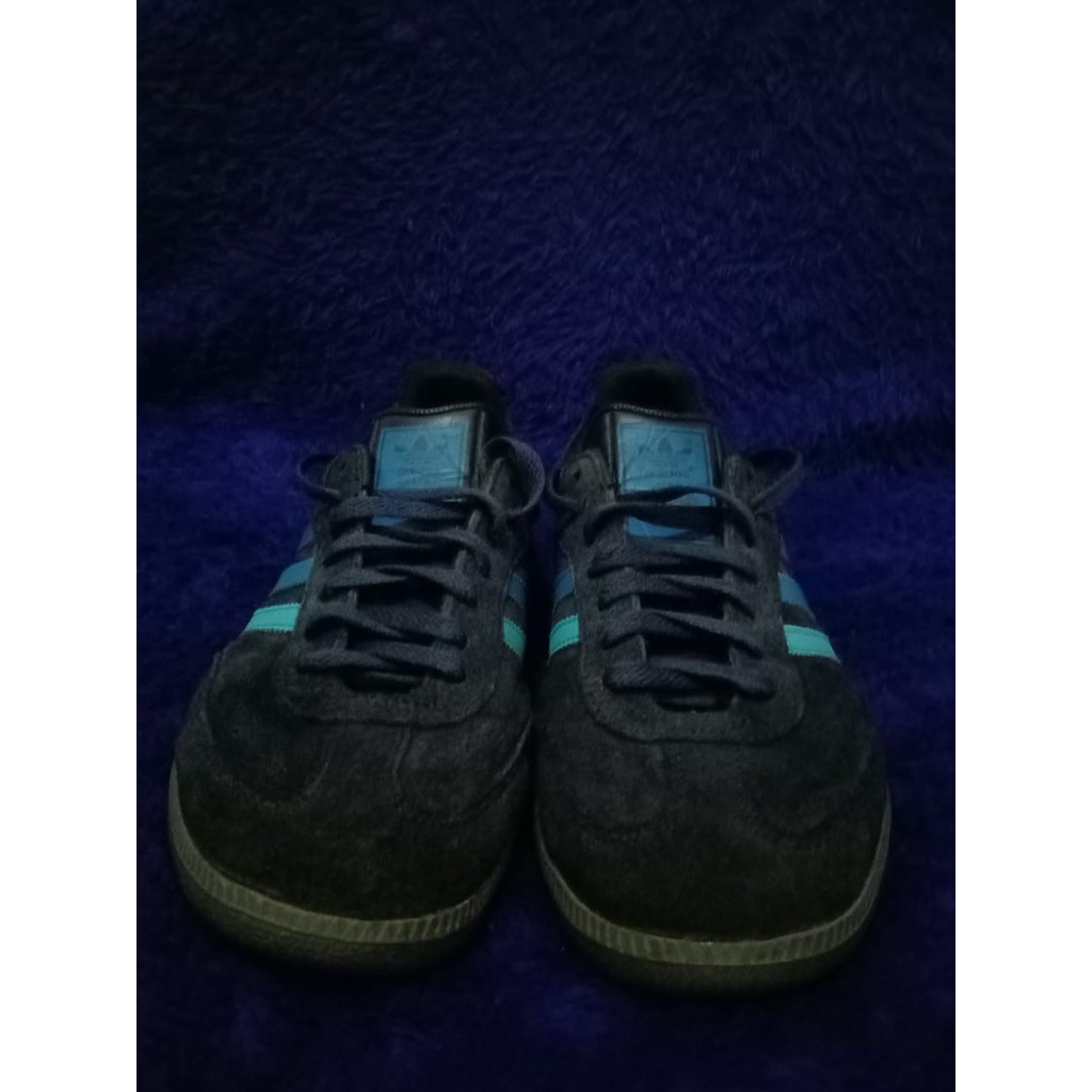 adidas gazelle silver green womens Adidas Samba ADV Shoes - Bluebird / Cloud White / Gold Metallic main image 1