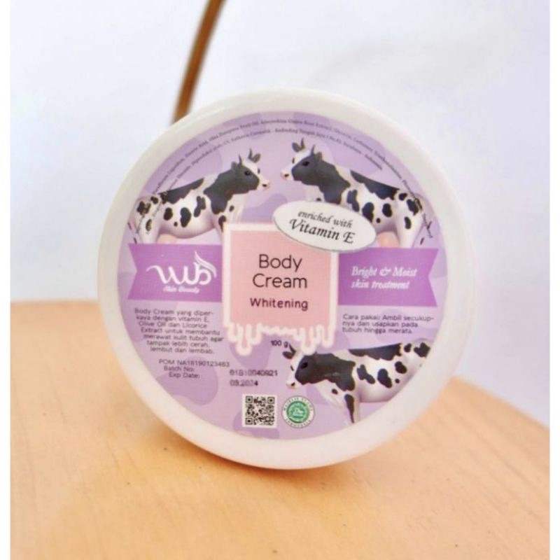 Jual New WUB Body Cream (Bleaching) 100GrBPOM (FREE GIFT) Shopee