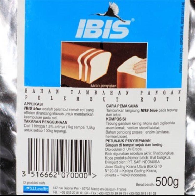 Jual Pelembut Roti Ibis Blue - Pelembut Roti 500gr | Shopee Indonesia