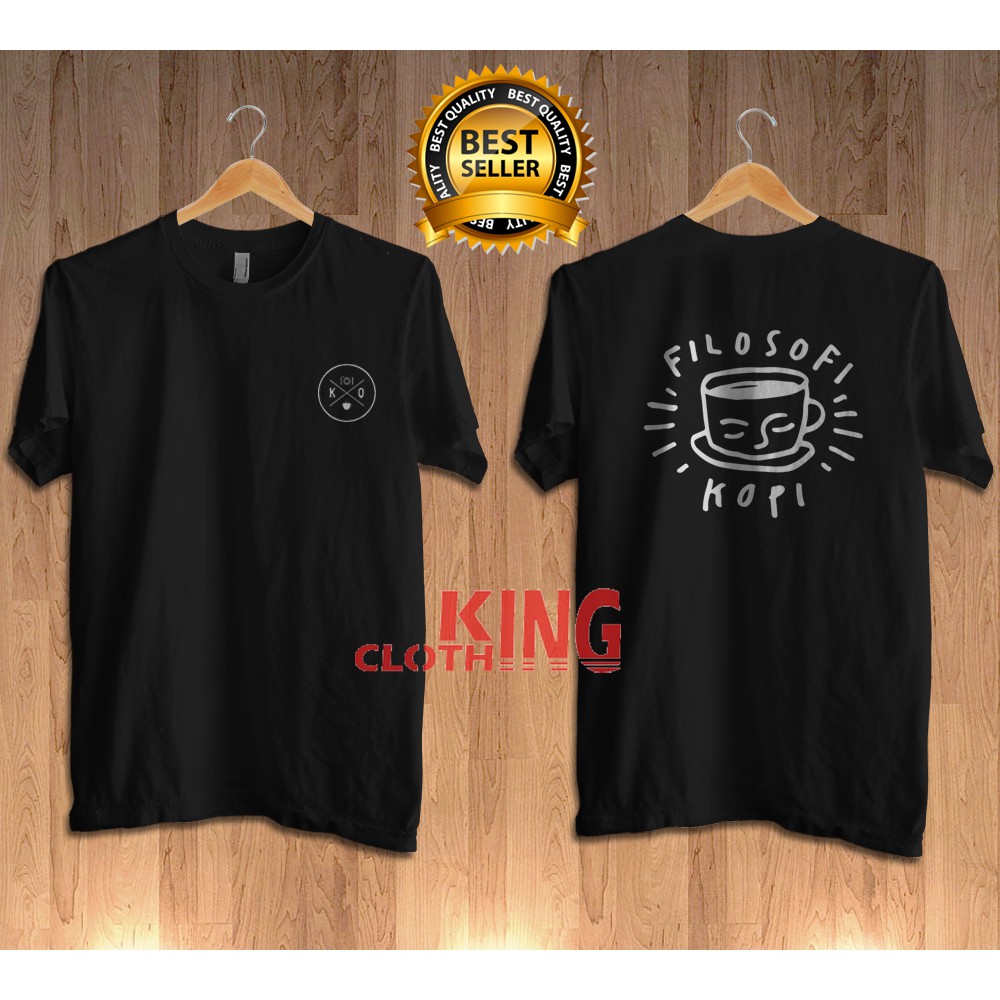 Jual Kaos Depan Belakang Filosofi Kopi Shopee Indonesia