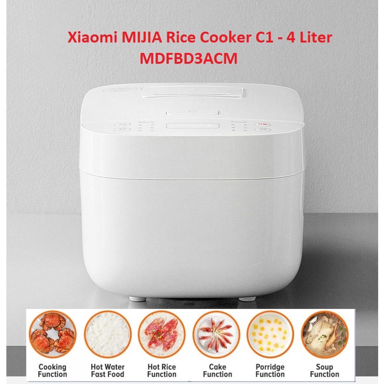 Jual XIAOMI MIJIA RICE COOKER C1 4L Pemanak Nasi Xiaomi Kapasitas 4