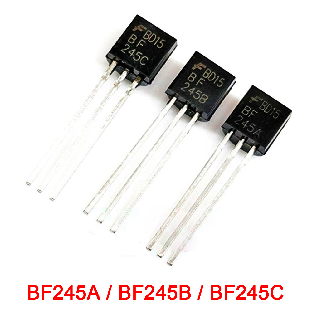 Jual 10pcs BF245A BF245B BF245C Transistor TO92 BF245 RF junction Efek