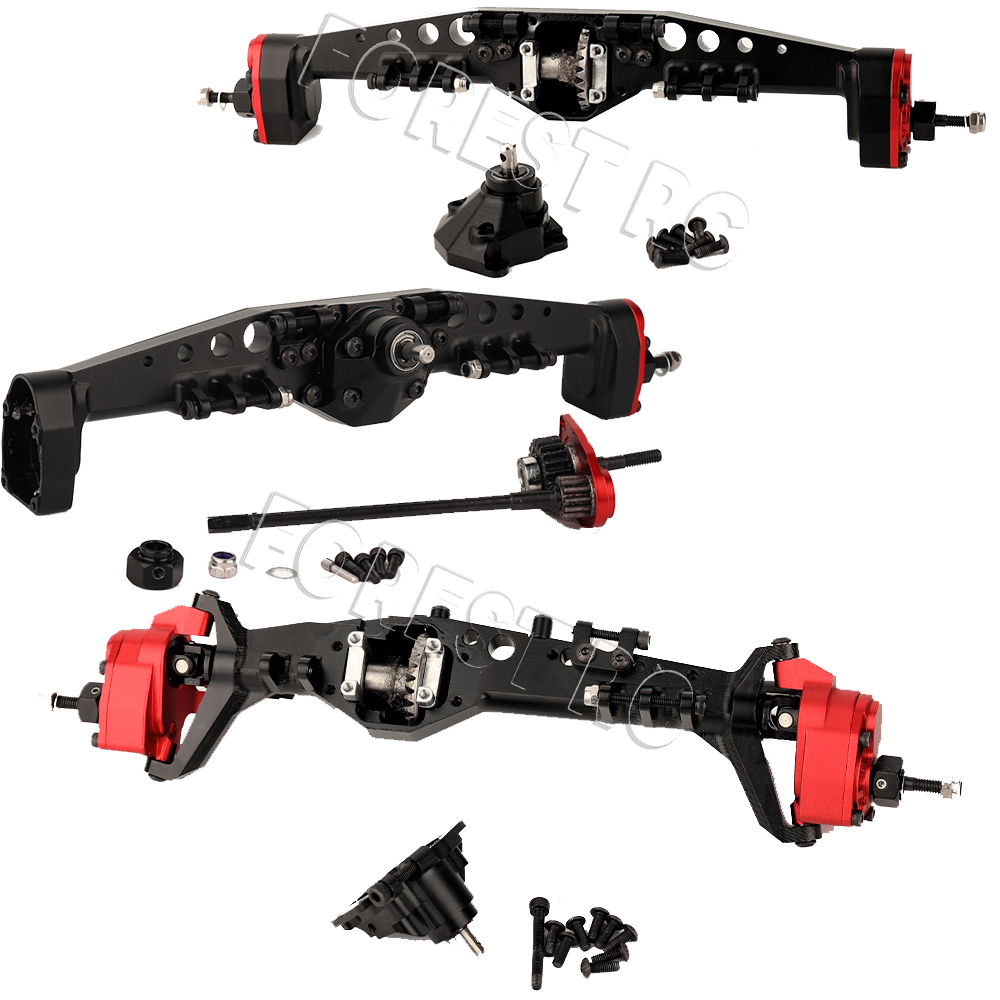 Jual New Full CNC Aluminum F9 Portal Front Rear Axle with Offset Front ...