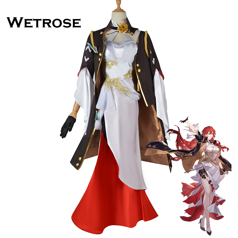 Jual 【wetrose】ready Stock Honkai Star Rail Himeko Costume Cosplay Dress Set Kostum Wanita 3006