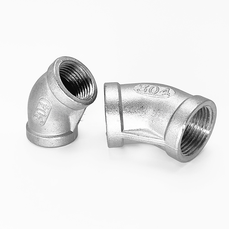 Jual Elbow Stainless Steel Derajat Drat Ulir Drat Dalam Double End Elbow Fitting Sambungan