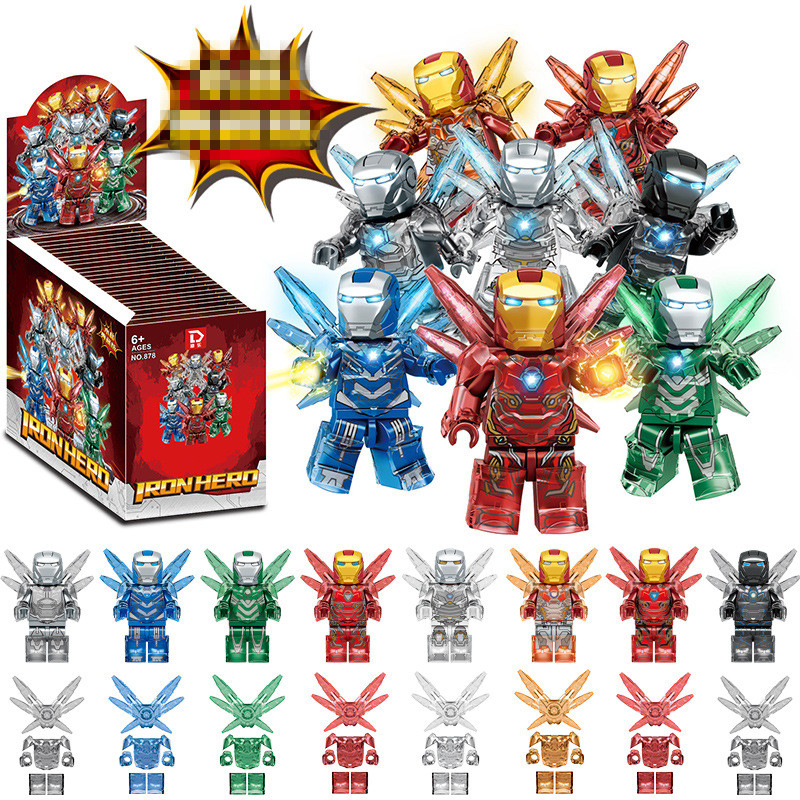 Jual Mainan Mini Besi Crystal Blind Bag Random Angka Balok Bangunan ...