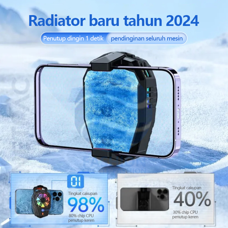 Jual NETPAC X119 Fan Cooler Radiator Digital LED Pendingin HP Cooling ...