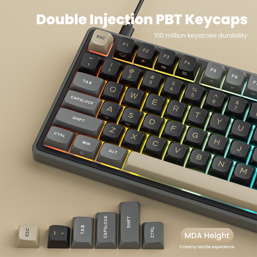 Jual Royal Kludge RK R98Pro Phantom 98 Key RGB Wired With Knob ...