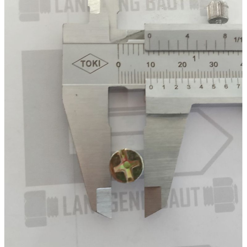 Jual Mur Guling / Palu M6 Kuning / Cross Dowel Nut / Baut Knockdown JRN ...