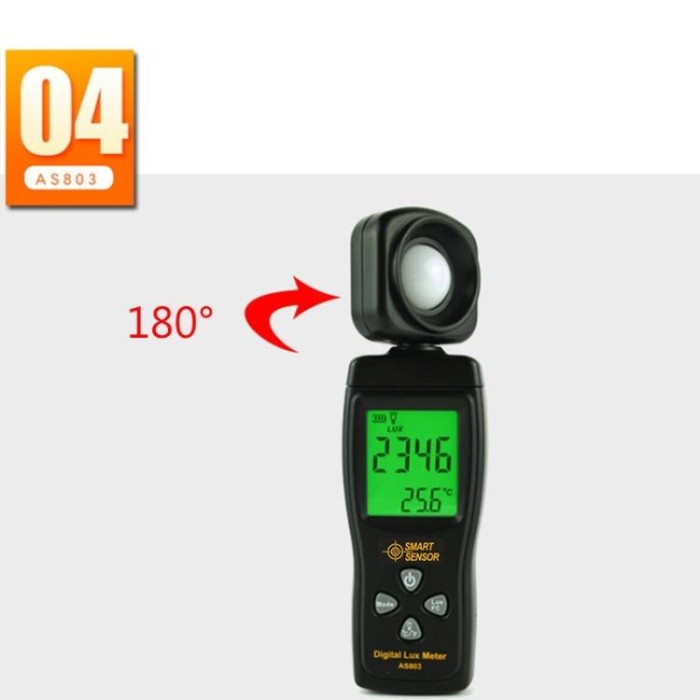 Jual Wtb003 Lux Meter As803 Luxmeter Alat Ukur Intensitas Cahaya Light ...