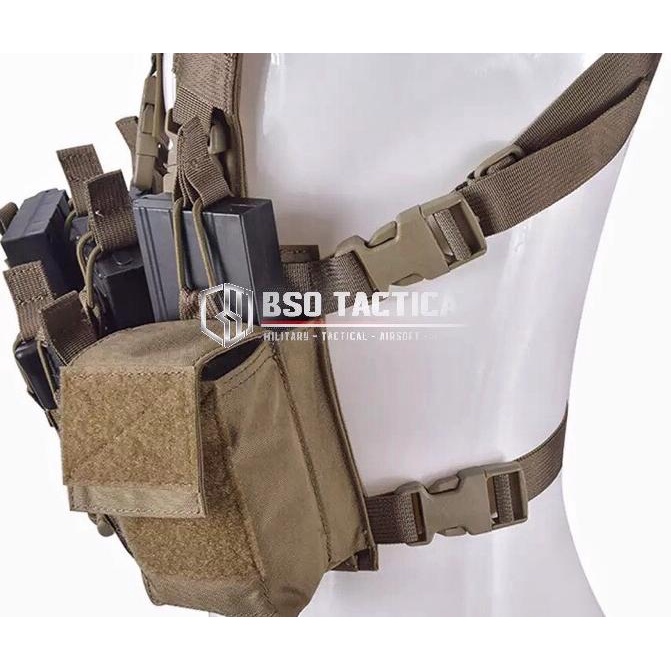 Jual Rompi Chestrig Emerson Tactical Vest D3Cr Military Airsoft Mag